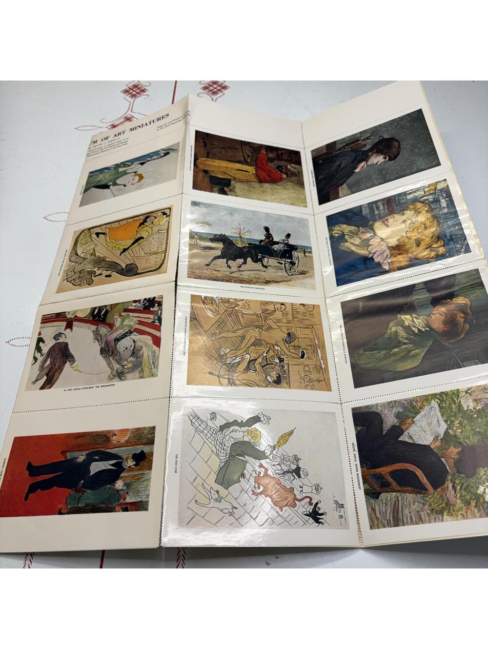 Metropolitan Museum of Art set of 5 miniature albums 1950s vintage - Picture 12 of 12